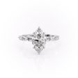 The Patricia Set With A 1.5 Carat Marquise Lab Diamond Discount