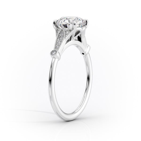 The Stephanie Set With A 1.5 Carat Cushion Lab Diamond Online