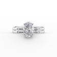 The Samantha Set With A 3 Carat Oval Lab Diamond Online Hot Sale