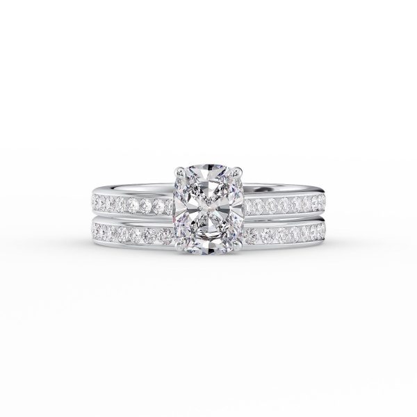 The Cameron Set With A 1 Carat Elongated Cushion Lab Diamond Supply