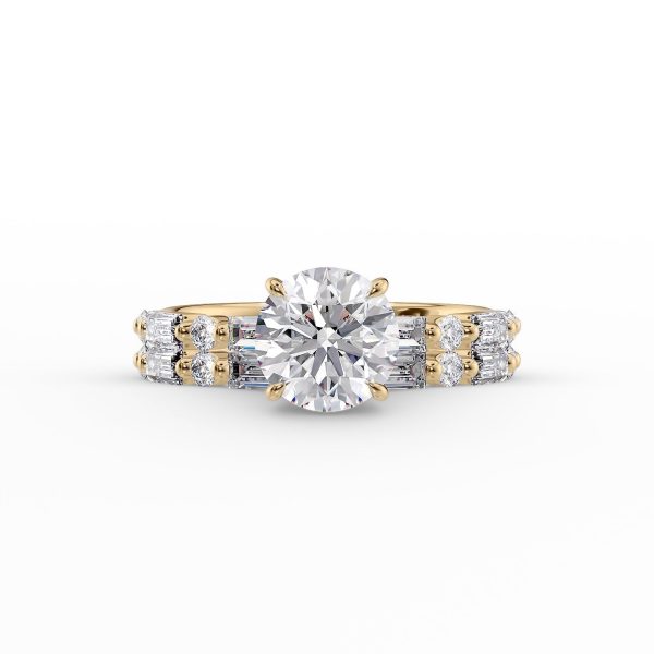 The Patricia Set With A 1 Carat Round Lab Diamond For Discount