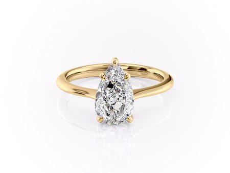 The Katelyn Set With A 1 Carat Pear Lab Diamond Online Sale