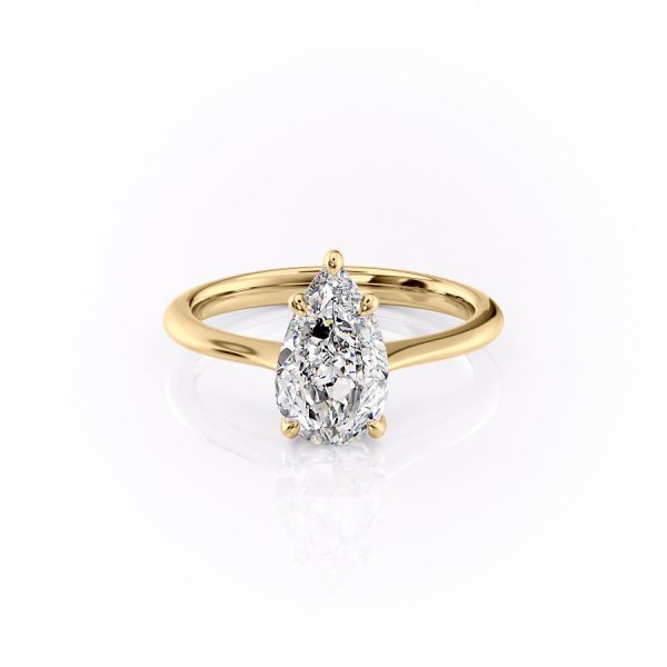 The Katelyn Set With A 1 Carat Pear Lab Diamond Online Sale