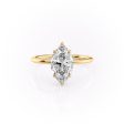 The Sandra Set With A 1 Carat Marquise Lab Diamond For Discount