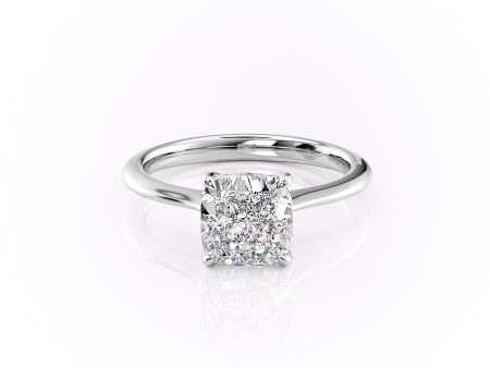 The Katelyn Set With A 3 Carat Cushion Lab Diamond Online Hot Sale