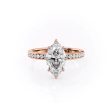 The Marilyn Set With A 2 Carat Marquise Lab Diamond Hot on Sale