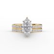 The Marilyn Set With A 1 Carat Marquise Lab Diamond Online Sale