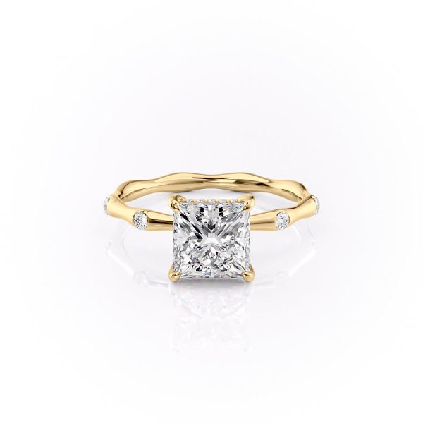 The Samantha Set With A 1 Carat Princess Lab Diamond Online Sale