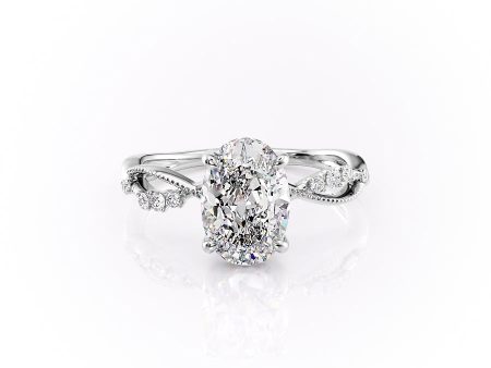 The Daisy Set With A 3 Carat Oval Lab Diamond Discount