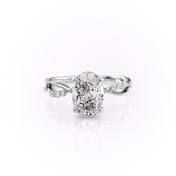 The Daisy Set With A 3 Carat Oval Lab Diamond Discount