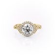 The Halo Stephanie Set With A 1.5 Carat Round Lab Diamond on Sale