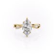 The Daisy Set With A 1.5 Carat Marquise Lab Diamond Online Hot Sale