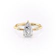 The Samantha Set With A 1 Carat Pear Lab Diamond Cheap