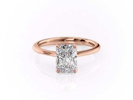 The Katelyn Set With A 1.5 Carat Radiant Lab Diamond For Cheap