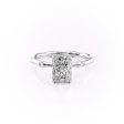 The Samantha Set With A 1.5 Carat Radiant Lab Diamond For Discount