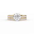 The Marilyn Set With A 1 Carat Round Lab Diamond Online Sale