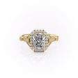 The Halo Stephanie Set With A 2 Carat Radiant Lab Diamond Online Sale