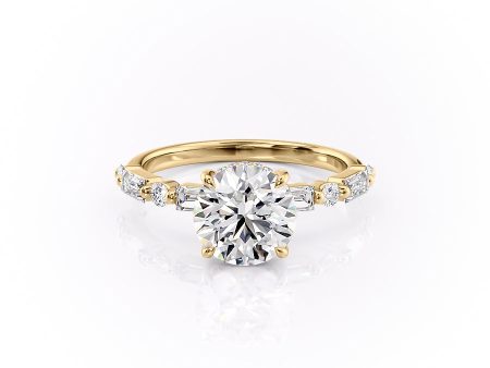 The Patricia Set With A 1 Carat Round Lab Diamond For Discount