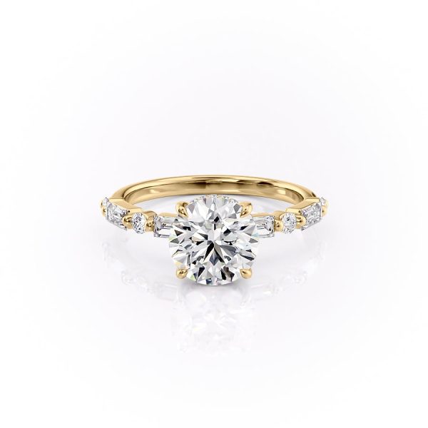 The Patricia Set With A 1 Carat Round Lab Diamond For Discount