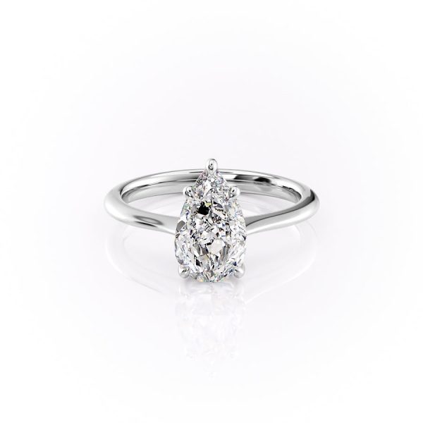 The Katelyn Set With A 3 Carat Pear Lab Diamond For Discount