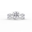 The Daisy Set With A 2.5 Carat Round Lab Diamond Sale