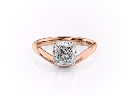 The Berta Set With A 1.5 Carat Cushion Lab Diamond on Sale