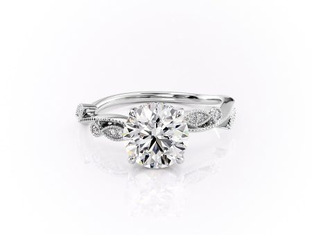 The Robin Set With A 1.5 Carat Round Lab Diamond For Discount