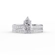 The Cameron Set With A 1 Carat Pear Lab Diamond Discount