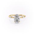 The Nicole Set With A 2.5 Carat Oval Lab Diamond Fashion