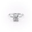 The Samantha Set With A 3 Carat Cushion Lab Diamond Online Sale