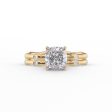 The Samantha Set With A 2 Carat Cushion Lab Diamond Discount