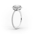 The Michelle Set With A 3.5 Carat Cushion Moissanite Online Hot Sale