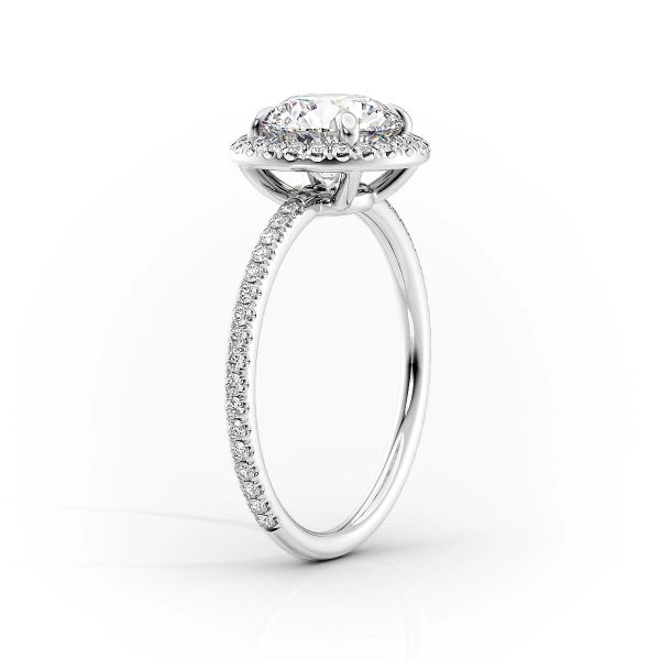 The Michelle Set With A 3.5 Carat Cushion Moissanite Online Hot Sale