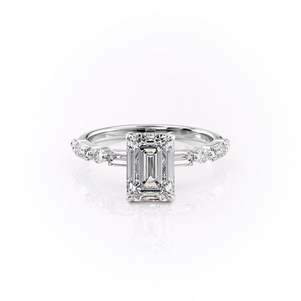 The Patricia Set With A 2 Carat Emerald Lab Diamond Cheap