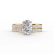 The Marilyn Set With A 2.5 Carat Oval Lab Diamond on Sale