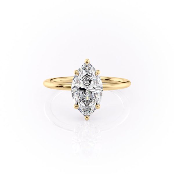 The Sandra Set With A 3 Carat Marquise Lab Diamond Sale