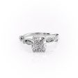 The Robin Set With A 1.5 Carat Cushion Lab Diamond Online Hot Sale