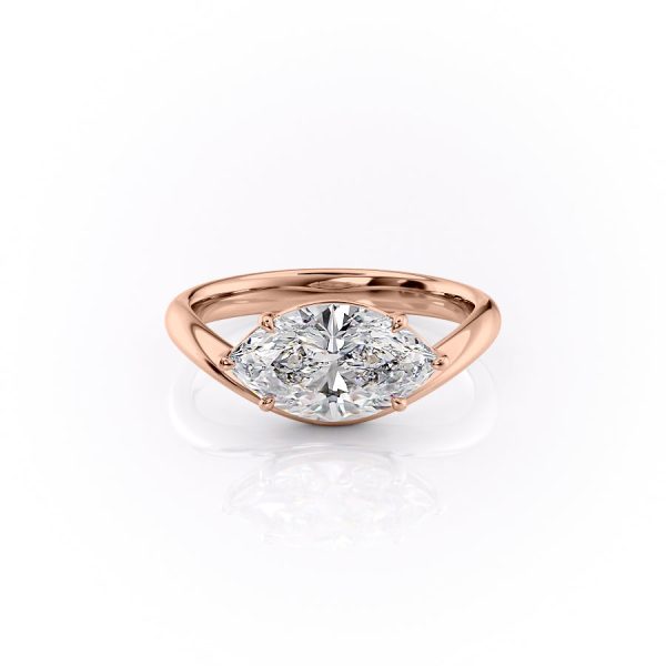 The Berta Set With A 1.5 Carat Marquise Lab Diamond Cheap