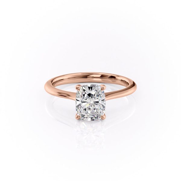 The Katelyn Set With A 1 Carat Elongated Cushion Lab Diamond Online Hot Sale