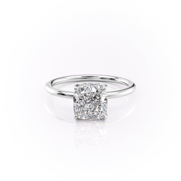 The Sandra Set With A 2 Carat Cushion Lab Diamond on Sale