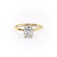 The Nelly Set With A 1.5 Carat Elongated Cushion Moissanite on Sale