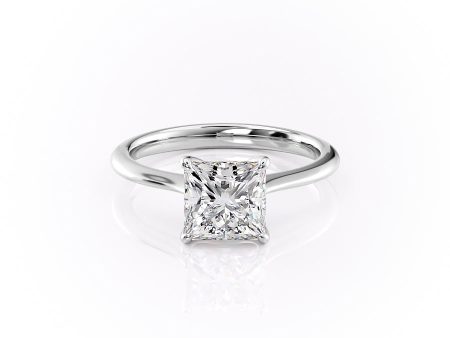 The Katelyn Set With A 1.5 Carat Princess Lab Diamond on Sale