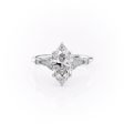 The Stephanie Set With A 1.5 Carat Marquise Lab Diamond Fashion