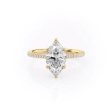 The Pave Lexie Set With A 2 Carat Marquise Lab Diamond Cheap