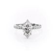 The Marilyn Set With A 3 Carat Marquise Lab Diamond For Cheap