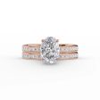 The Marilyn Set With A 2.5 Carat Oval Lab Diamond Cheap