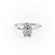 The Sandra Set With A 2.5 Carat Elongated Cushion Lab Diamond For Discount