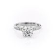 The Marilyn Set With A 1 Carat Round Lab Diamond Cheap