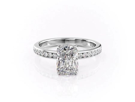 The Marilyn Set With A 2.5 Carat Radiant Lab Diamond Online