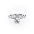 The Marilyn Set With A 1.5 Carat Oval Lab Diamond Hot on Sale